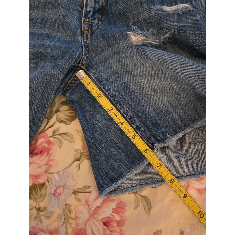 American Eagle Live Your Life Disressed Cut Off Denim Shorts 6